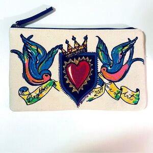 NWOT Brighton 2019 gwp Canvas Zipper Pouch